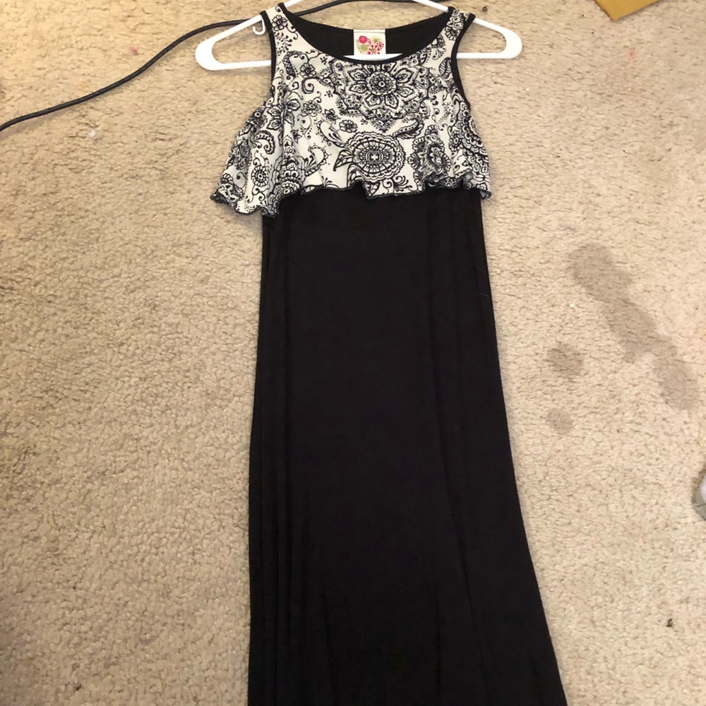 Black and White Maxi Dress